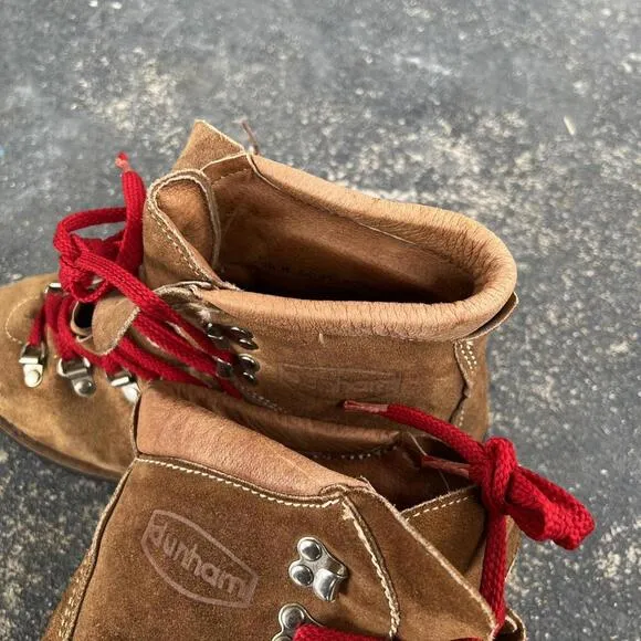 Vintage Dunham Brown Suede Boots