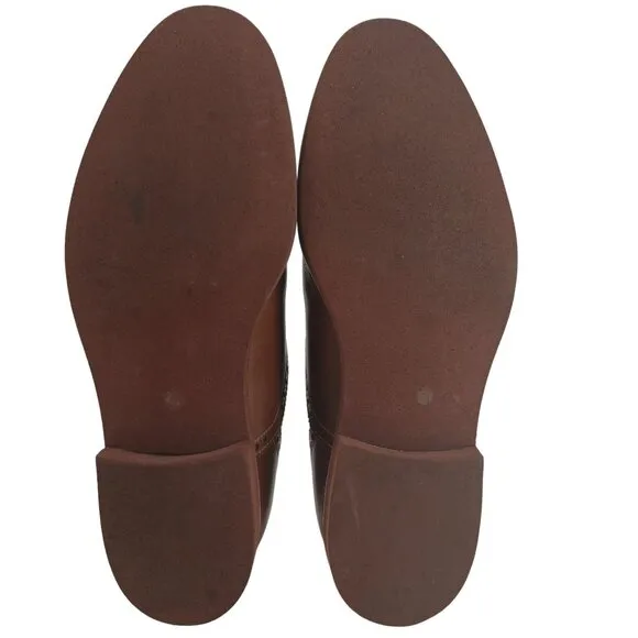 Vintage Gucci Spectator Men 9 Brown Beige Italy Derby Oxfords Dress Casual Shoes