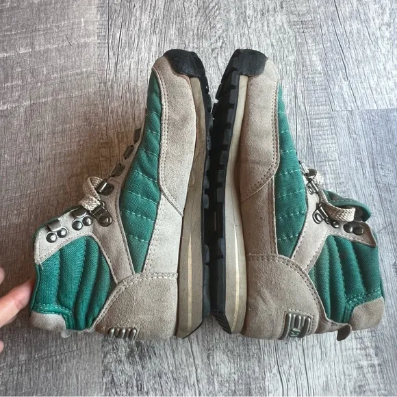 Vintage Hi-Tec Lady Nouveau Hiking Boots Women's Size 5 Teal/Gray