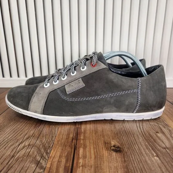 VINTAGE Mida Active Championship Men 8.5 EU 42 Gray Fashion Suede Sneakers Shoes