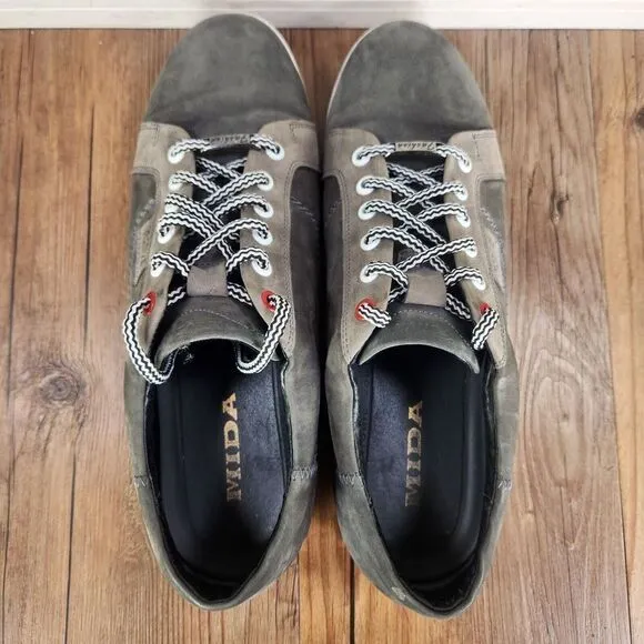 VINTAGE Mida Active Championship Men 8.5 EU 42 Gray Fashion Suede Sneakers Shoes