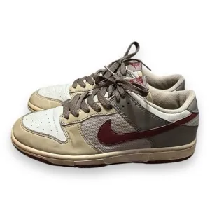 Vintage Nike Dunk Low Pro Light BONE Rough Red Sneaker Shoes Youth Size 5Y