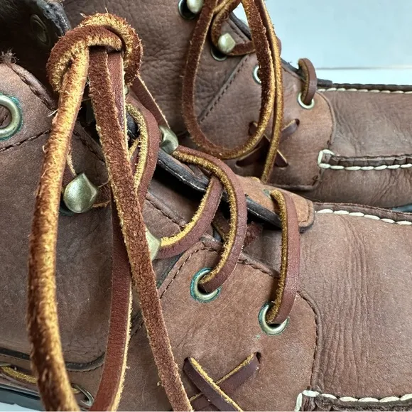 Vintage Polo Sport Ralph Lauren Leather Ankle Boots 7.5