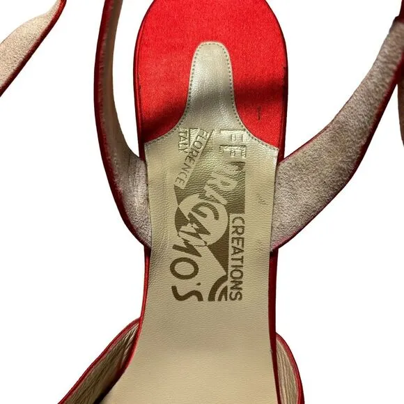Vintage Red Limited Edition Pumps Shoes from Salvatore‎ Ferragamo's Creations