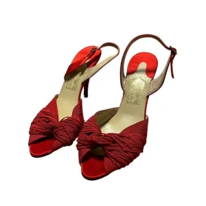 Vintage Red Limited Edition Pumps Shoes from Salvatore‎ Ferragamo's Creations