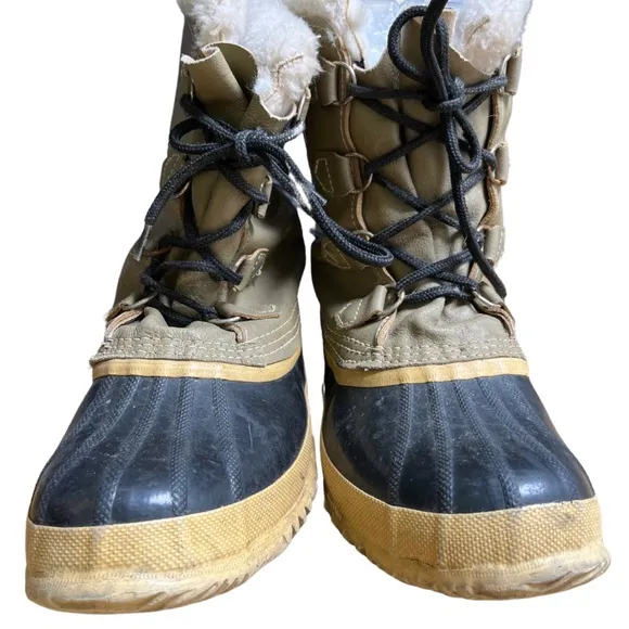 Vintage Sorel Kaufman Caribou Boots Mens 11 Winter Wool Outdoor Hiking 80s 90s