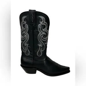 Vintage Tony Lama Womens Boots 7912L Stallion Americana Leather Western 7 B USA