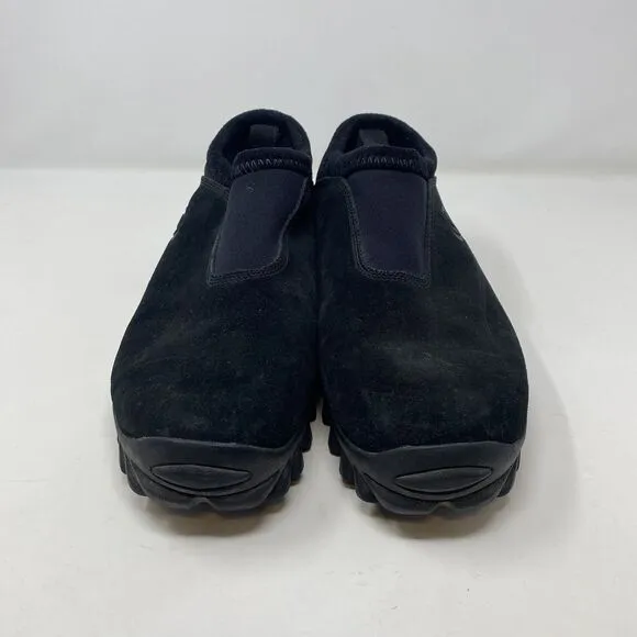 Vintage Y2K Salomon Contragrip Snow Moc Shoes Size 10.5 Black Slip On Hiking