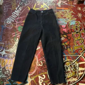 Vintage 90s Wrangler Dark Navy Blue Corduroy Pants – Made in USA, Size 11