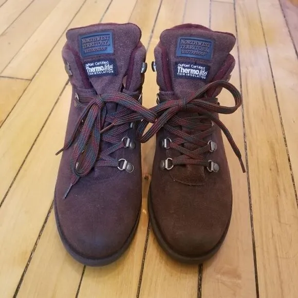 Vintage 90s y2k Retro Euro Hikers Hiking Boots by Northwest Territory Woman's 8