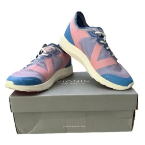 Vionic Celeste Azure Light Blue and Pink Sneaker Shoes Women’s Size 7.5