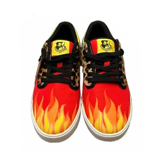 Vlado Spectro‎ 3 Limited Edition Flames &amp; Cheetah Rare Men's Shoes Size 10.5 NWT