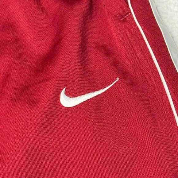 VTG 90s Nike Basketball Pants Mens Size XL Burgundy Team Sports Warm Up Joggers