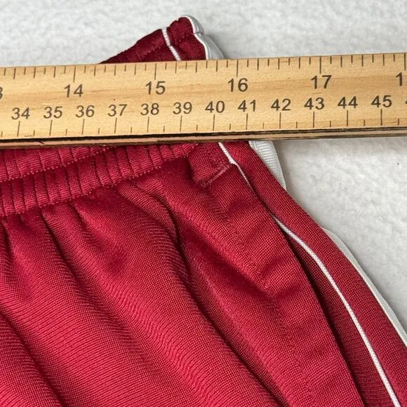 VTG 90s Nike Basketball Pants Mens Size XL Burgundy Team Sports Warm Up Joggers