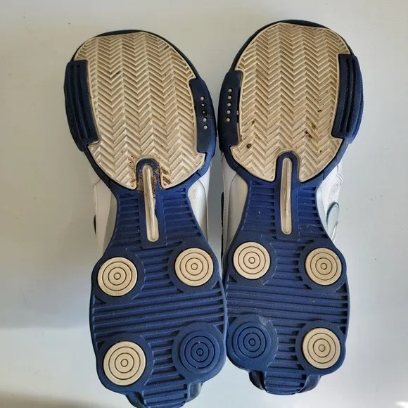 Vtg Nike Shox Battlegrounds‎ Blue White Gray Shoes 308576-101 US Size 10.5 2004