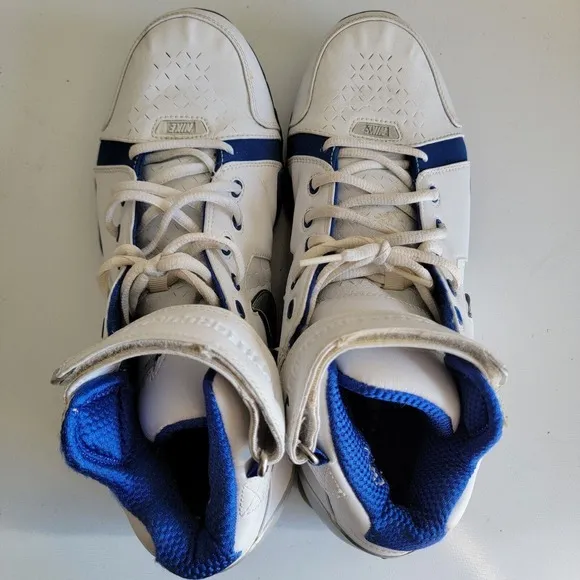 Vtg Nike Shox Battlegrounds‎ Blue White Gray Shoes 308576-101 US Size 10.5 2004