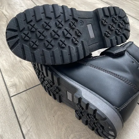 WATERPROOF KIDS BOYS WOOLEN LINING WARM SNOW BOOTS SIZE 1.5