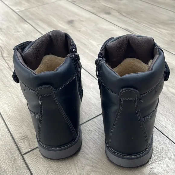 WATERPROOF KIDS BOYS WOOLEN LINING WARM SNOW BOOTS SIZE 1.5