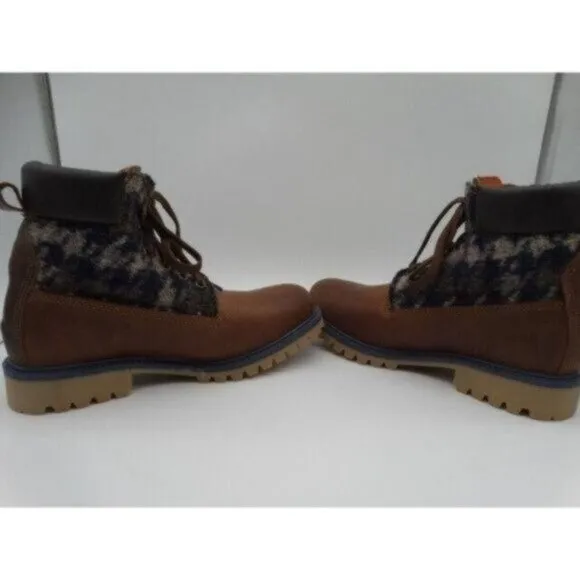 Weinbrenner Women's Boots Brown Size 6 1/2  Shoes Eur 38 Leather Hiking Snow