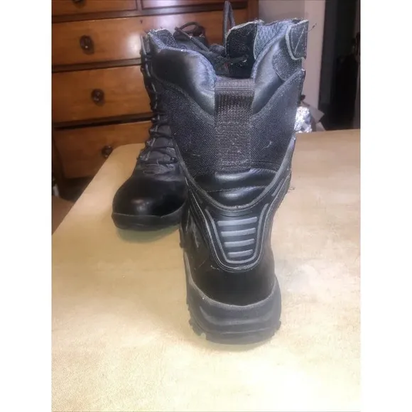 Wellco Mens 12 1/2 Black Temperate Weather Combat Boots Air Force TW USA G1
