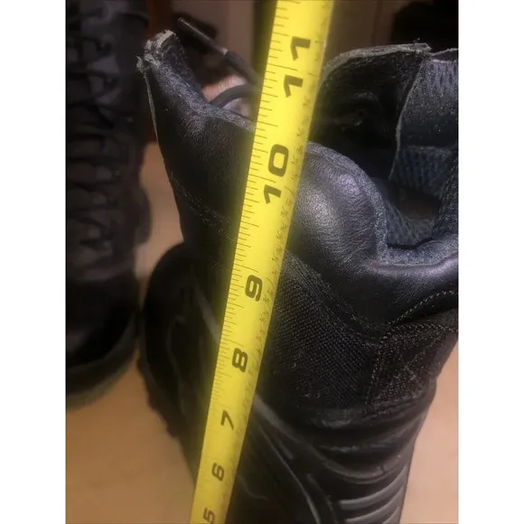 Wellco Mens 12 1/2 Black Temperate Weather Combat Boots Air Force TW USA G1