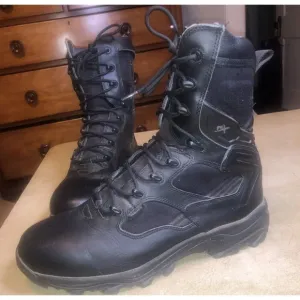 Wellco Mens 12 1/2 Black Temperate Weather Combat Boots Air Force TW USA G1