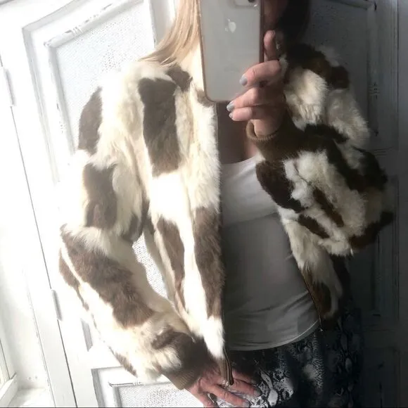 WILSON’S LEATHER FUR JACKET BOMBER
