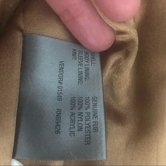 WILSON’S LEATHER FUR JACKET BOMBER