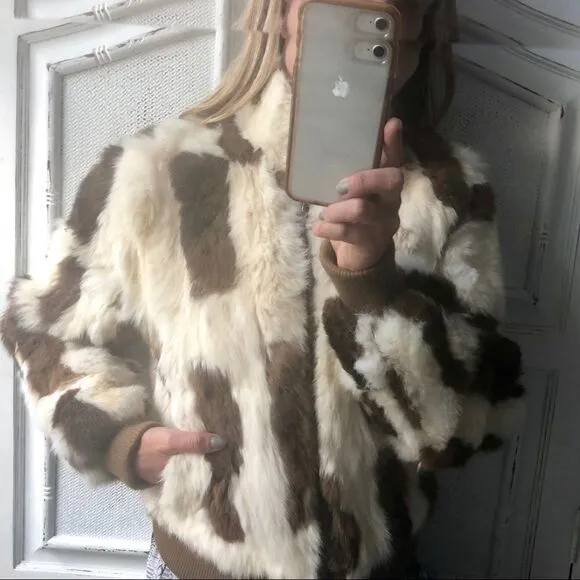 WILSON’S LEATHER FUR JACKET BOMBER