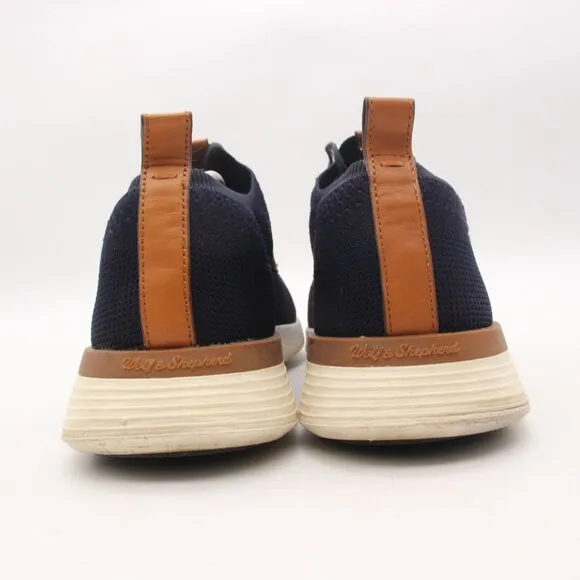 Wolf &amp; Shepherd Swiftknit Men's Size 11 Derby Casual Shoes Blue Navy