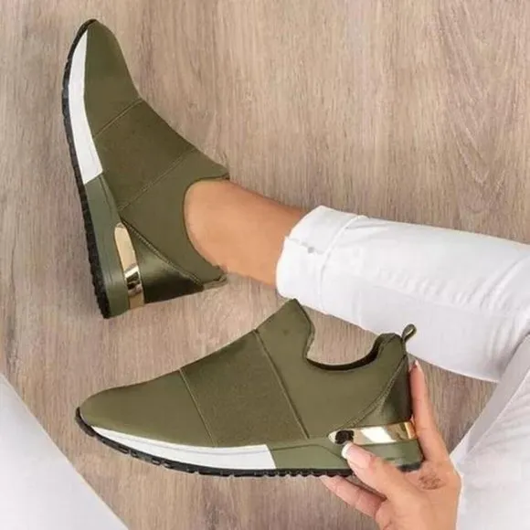 Women Loafers Sneakers Ladies Slip On Lightweight Fashion Casual  Comfort Shoes