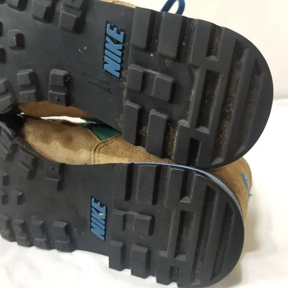 Womens 7.5 NIKE 1992 CALDERA ACG HIKING BOOT Tan Green Blue 921202 185008-341 00