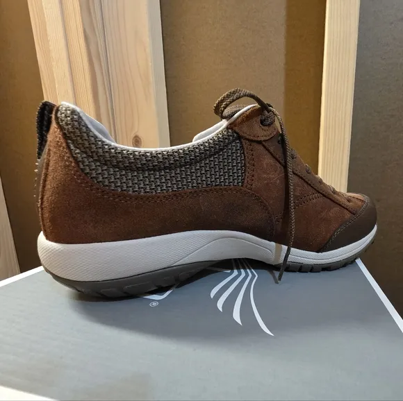 Women's Dansko Paisley Burnished Suede Brown Hiking Shoes