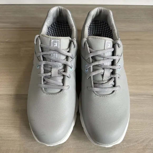 Womens FootJoy Pro/SL Golf Shoes Grey / Light Blue 98118‎ Size 7 Shoes Cleats