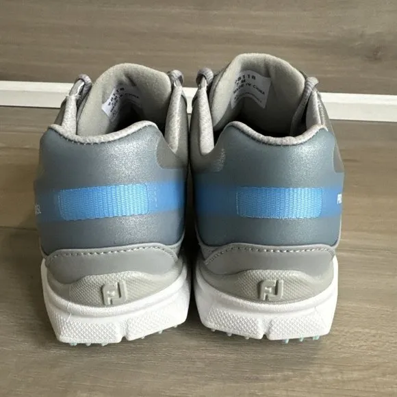 Womens FootJoy Pro/SL Golf Shoes Grey / Light Blue 98118‎ Size 7 Shoes Cleats