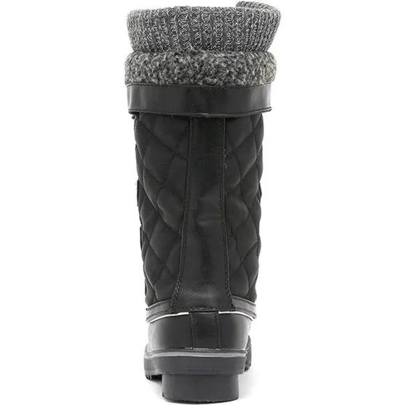 Women's Mid Calf Waterproof Winter Snow Boots