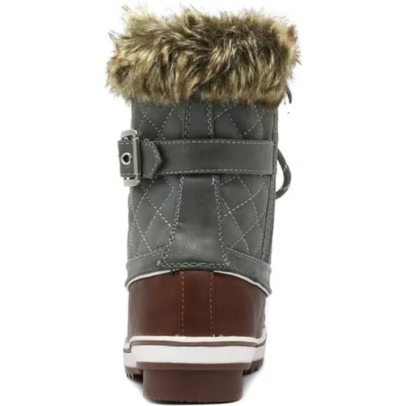 Women's Mid Calf Waterproof Winter Snow Boots