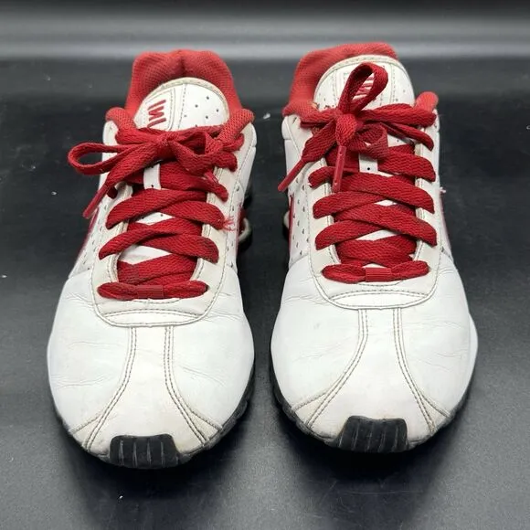 Women's Nike Shox Classic II Shoes Sz 7.5 Valentines Heart #343907-166 White/Red