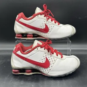 Women's Nike Shox Classic II Shoes Sz 7.5 Valentines Heart #343907-166 White/Red
