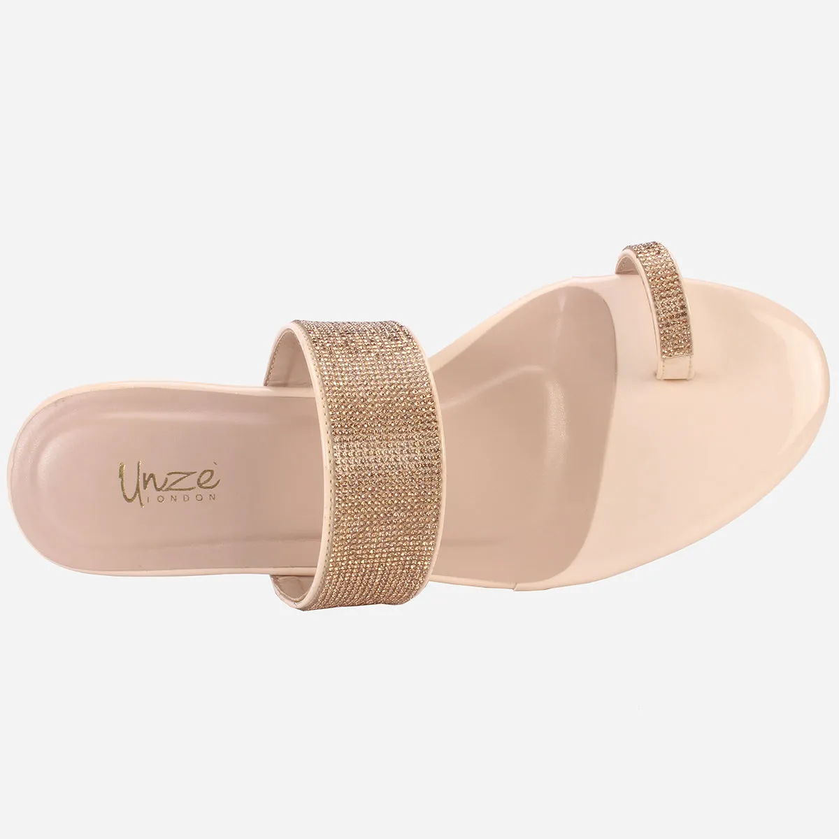 Women's "LEXI" Decorated Toe Ring Summer Slippers