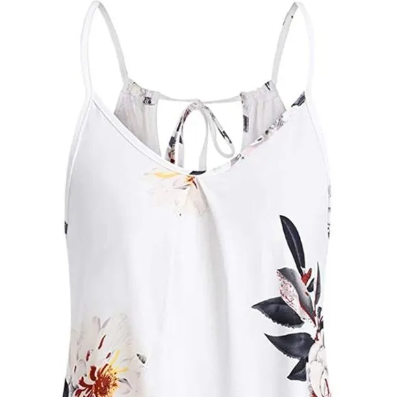 Women's Sleeveless Summer Casual Swing Beach Dress