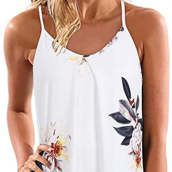 Women's Sleeveless Summer Casual Swing Beach Dress