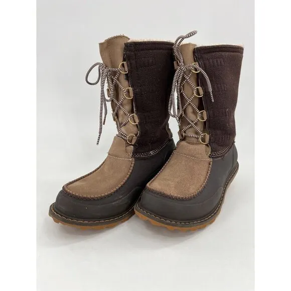 Woolrich Womens Waterproof Winter Boots Fully Wooly Lining  Lace-Up