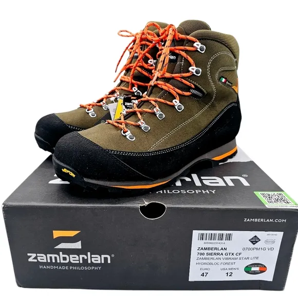 Zamberlan 700 Sierra GTX Waterproof Hunting Boots NWT