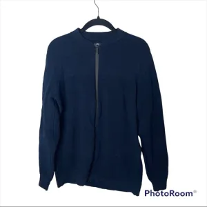 ZARA MAN Navy Blue Full Zip Jacket Size Medium